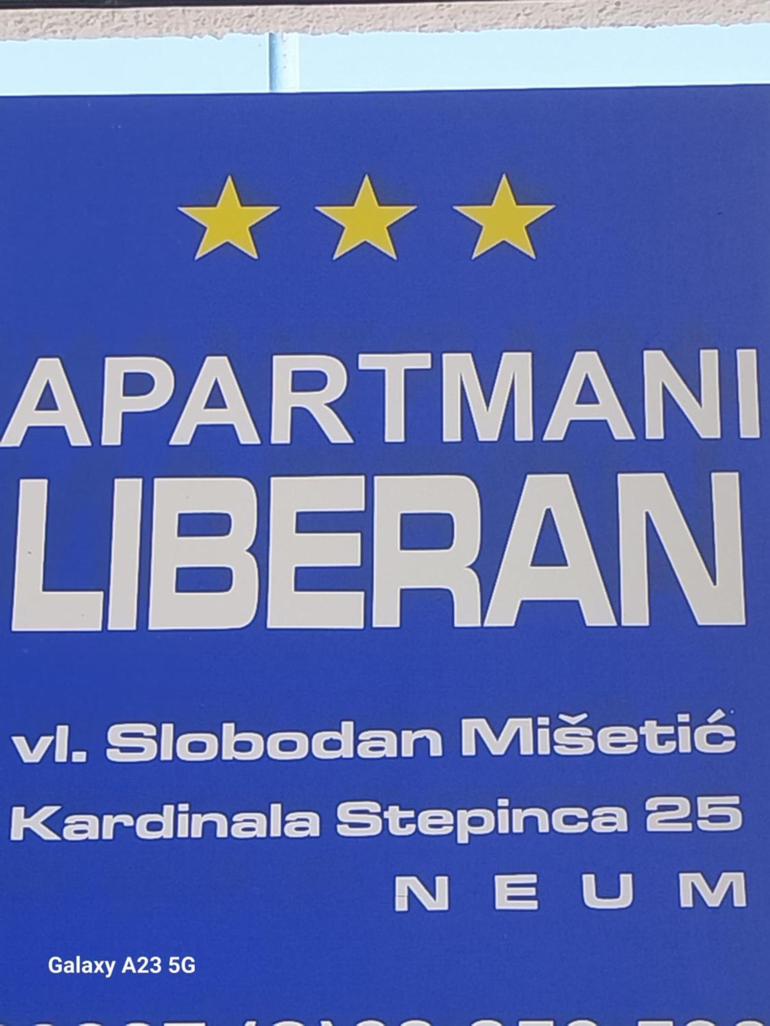 Apartmani Liberan Neum Exterior foto